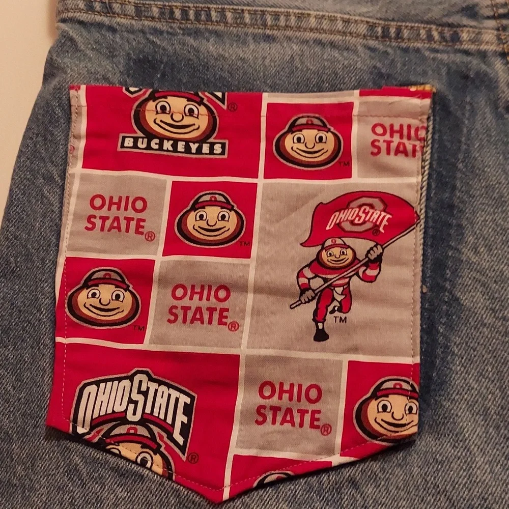 Women's Addie's Room Ohio State denim skirt - Picture 7 of 8
